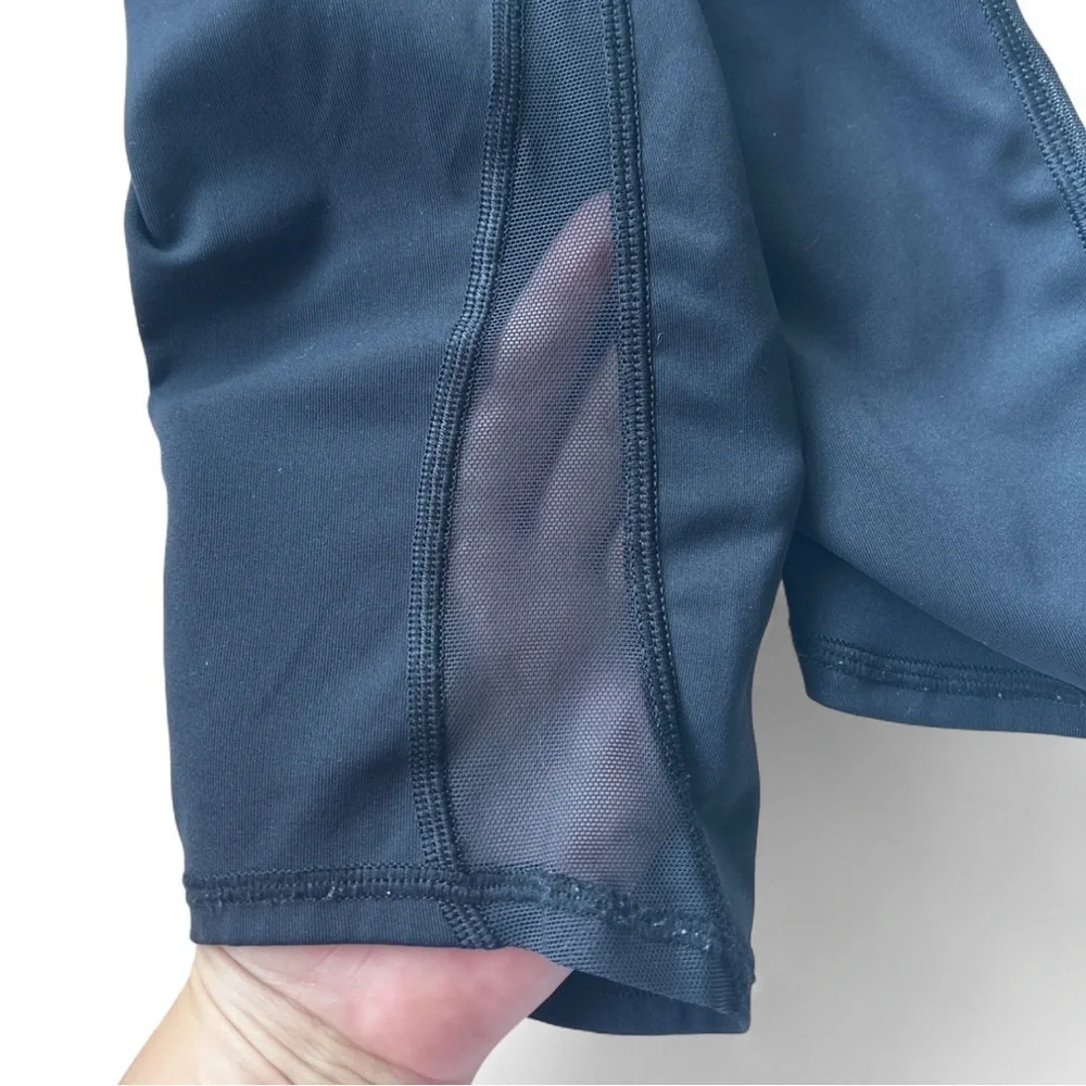 Lululemon Wunder Under Crop Mesh Leggings Black Size 4 | High Rise Luxtreme Yoga